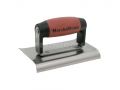 Marshalltown Stainless Steel Curve End Hand Edger DuraSoft Handle 150mm x 100mm x 10mm MT156SSD