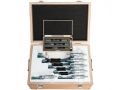 Mitutoyo Outside Micrometer Set 0-150mm 0.01mm 6 Pc With Ratchet Stop 103-913-50