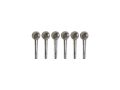 Desic Diamond Carving Burrs 6 Pieces 10mm Ball 80G