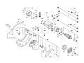 Bosch GCM12SDE Spare Part Number 837 - Lower Guard 1609B05025