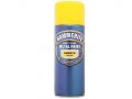 Hammerite Direct To Rust Metal Paint Aerosol Smooth Yellow 400ml PAIS-040Y