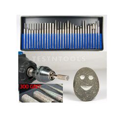 DESIC DIAMOND CARVING BURRS 30 PIECE ASSORTED 300G