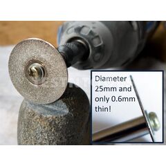 DESIC DIAMOND COATED CUTTING WHEELS 25MM 3 PIECE SET