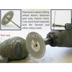 DESIC DIAMOND COATED CUTTING WHEELS 40MM 3 PIECE SET