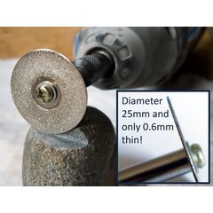 DESIC MANDREL TO SUIT DIAMOND COATED CUTTING WHEELS