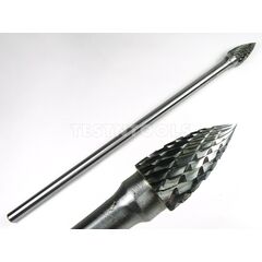 DESIC TUNGSTEN CARBIDE BURR 150MM X 6MM X 10MM TREE POINTED