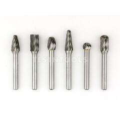 DESIC TUNGSTEN CARBIDE BURRS 6 PIECES 6MM X 10MM ALLOY CUT