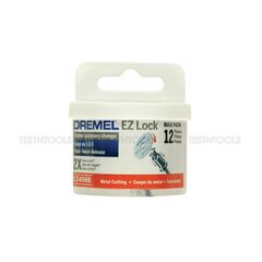 DREMEL EZ LOCK METAL CUT-OFF WHEELS 38MM 12 PACK EZ456B 2615E456AF