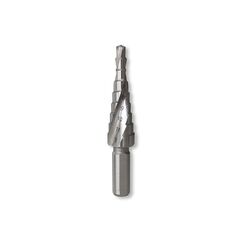 TUSK HSS STEP DRILL BIT 4MM - 12MM STRAIGHT SHANK HSD12S
