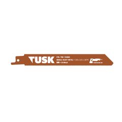 TUSK SABRE SAW BLADE FOR MIDDLE HEAVY METAL 150MM 5 PIECE TRB150MH