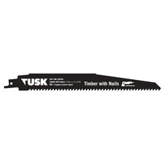 TUSK TCT SABRE SAW BLADE FOR TIMBER WITH NAILS 228MM TRB228TNT