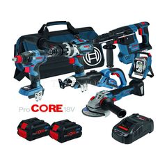 BOSCH 18V 6PC 8.0AH PROCORE COMBO KIT DB6-XAH 0615990L26