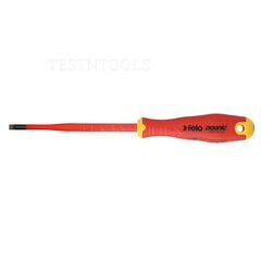 FELO 413 ERGONIC E-SLIM SCREWDRIVER INSULATED HARDENED TIP FLAT 6.5 X 1.2 X 125MM SCR-ES413-65