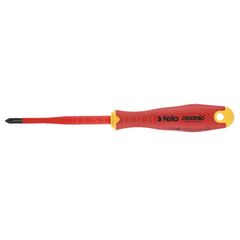 FELO 414 ERGONIC E-SLIM SCREWDRIVER INSULATED HARDENED TIP PHILLIPS #1 X 80MM  SCR-ES414-1