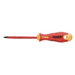 FELO 419 ERGONIC E-SLIM SCREWDRIVER  INSULATED HARDENED TIP SQUARE #1 X 100MM SCR-ES419-1