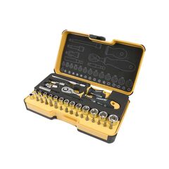 FELO ERGONIC SOCKET AND BIT SET 4-14MM 6.4MM DR 36 PACK SCR-RGOXL