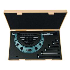MITUTOYO OUTSIDE MICROMETER 0-150MM 0.01MM WITH 6 ANVILS 104-135A