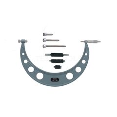 MITUTOYO OUTSIDE MICROMETER 0-4" 0.001" WITH 4 INTERCHANGEABLE ANVILS 104-149