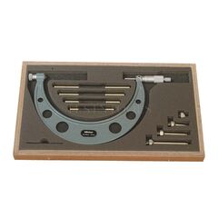 MITUTOYO OUTSIDE MICROMETER 200-300MM 0.01MM WITH 4 INTERCHANGEABLE ANVILS 104-141A