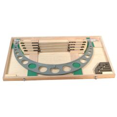 MITUTOYO OUTSIDE MICROMETER 500-600MM 0.01MM WITH 4 INTERCHANGEABLE ANVILS 104-144A