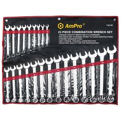 AMPRO COMBINATION WRENCH SET 6MM - 32MM 23 PIECE WREC-T40196