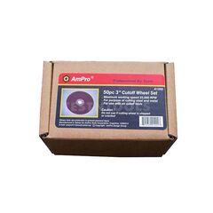 AMPRO CUT OFF WHEEL 75MM 50 PIECE WHEC-A1002