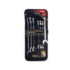 AMPRO GEARED WRENCH SET 10MM - 19MM 72 TOOTH 7 PIECE WREG-T41483