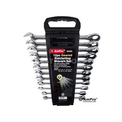 AMPRO GEARED WRENCH SET 8MM - 19MM 72 TOOTH 12 PIECE WREG-T41487