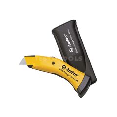 AMPRO HEAVYDUTY UTILITY KNIFE WITH HOLSTER KNIU-T23203