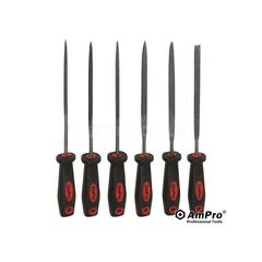 AMPRO NEEDLE FILE SET 6PC FILN-T19523