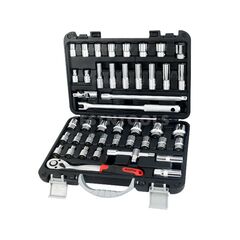 AMPRO SOCKET SET 1/2" 6PT 45PC SOCS-T46172