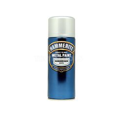 HAMMERITE DIRECT TO RUST METAL PAINT AEROSOL HAMMERED FINISH WHITE 400ML PAIH-040W