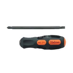 KOKEN INTERCHANGEABLE SCREWDRIVER PHILLIPS X FLAT #2 X 6MM X 100MM LONG 168C-2X6-100