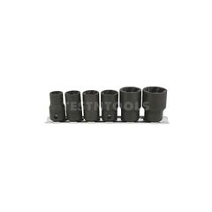 KOKEN NUT TWISTER SOCKET SET ON RAIL 3/8" DRIVE 10MM - 19MM 6 PIECE RS3127M/6