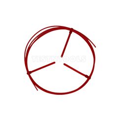BRADLEY PAIR COIL INTERNAL BENDER 1/4" RED BRA-PCB04R-3