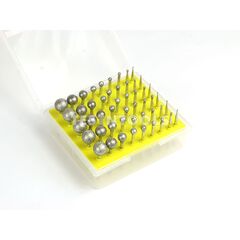 DESIC DIAMOND CARVING BURRS 50 PIECES 1-13MM BALL 120G