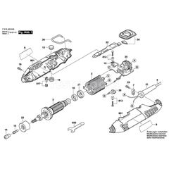 DREMEL 4000 SPARE PART NUMBER 23 - COVER 2610003424