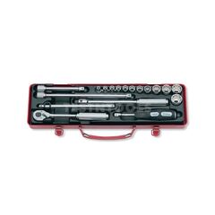 KOKEN SOCKET SET 3/8" DRIVE 6MM - 22MM 12PT 18 PIECE 3221M