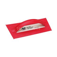 MARSHALLTOWN QLT PLASTIC NOTCHED TROWEL V-SHAPE RED 3MM MT6261