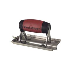 MARSHALLTOWN STAINLESS STEEL HAND GROOVER 150MM X 75MM X 6.35MM MT180
