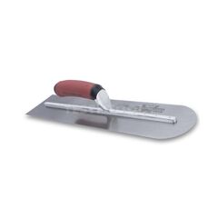 MARSHALLTOWN CARBON STEEL FINISHING TROWEL ROUNDED FRONT DURASOFT HANDLE 500MM X 100MM MTMXS20RED