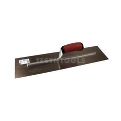 MARSHALLTOWN GOLDEN STAINLESS STEEL FINISHING TROWEL DURASOFT HANDLE 350MM X 119MM MTMXS73GSD