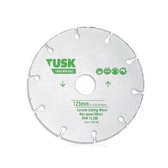 TUSK CARBIDE CUTTING WHEEL 115MM TCW115