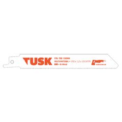 TUSK SABRE SAW BLADE FOR MULTI MATERIAL 150MM 5 PIECE TRB150MM