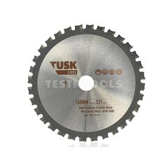 TUSK TUNGSTEN CARBIDE BLADE FOR STEEL 150MM TSCB15032T