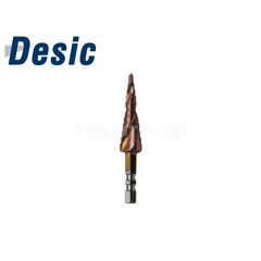DESIC STEP DRILL SPIRAL FLUTE COBALT COATED 3-13MM