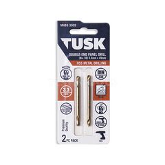 TUSK DOUBLE-END DRILL BIT HSS 3.3MM 2 PIECE MHSS3302
