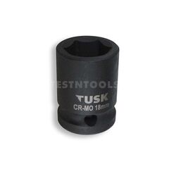 TUSK IMPACT SOCKET 1/2" DRIVE 20MM X 38MM LONG 6PT TIS220