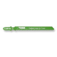 TUSK JIGSAW BLADE FOR TIMBER 100MM 10TPI 2 PIECE TJB103