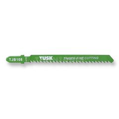 TUSK JIGSAW BLADE FOR TIMBER 100MM 10TPI REVERSE TOOTH 2 PIECE TJB108